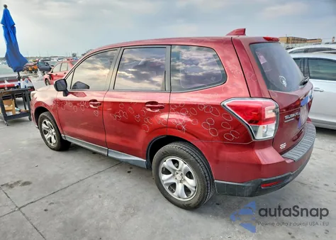 2017 Subaru Forester 2.5I z USA, uszkodzony, nr VIN JF2SJAAC9HH402456